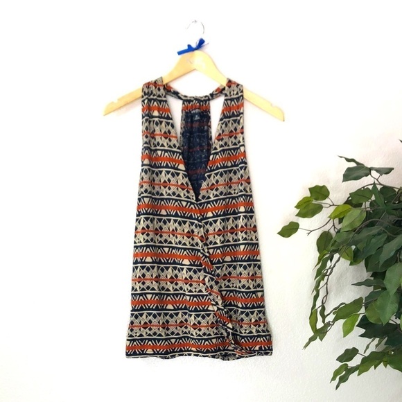 Lucky Brand Cross Front Tank - Picture 1 of 6